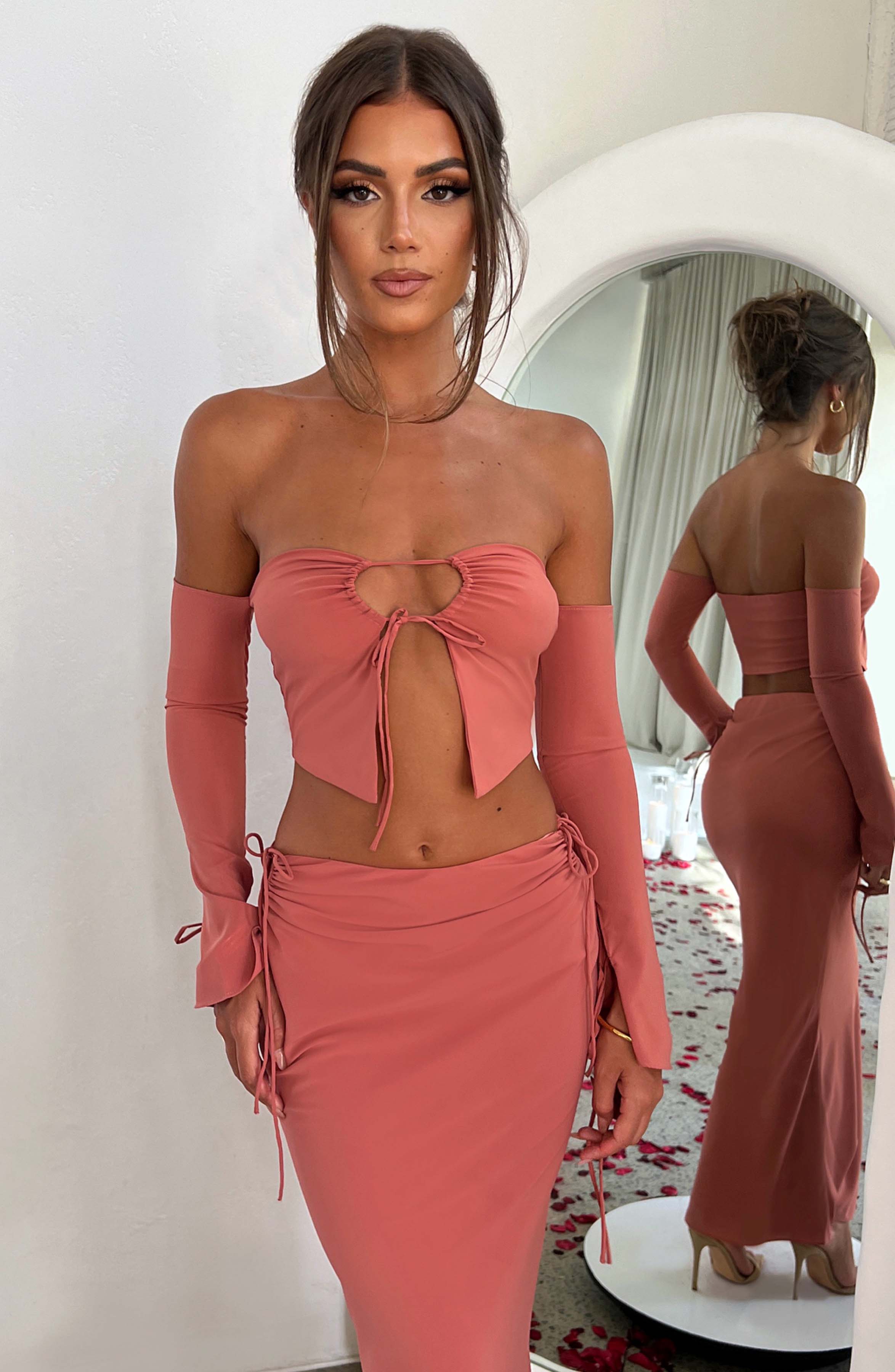 Tana Top - Rose Pink Tops Babyboo Fashion Premium Exclusive Design