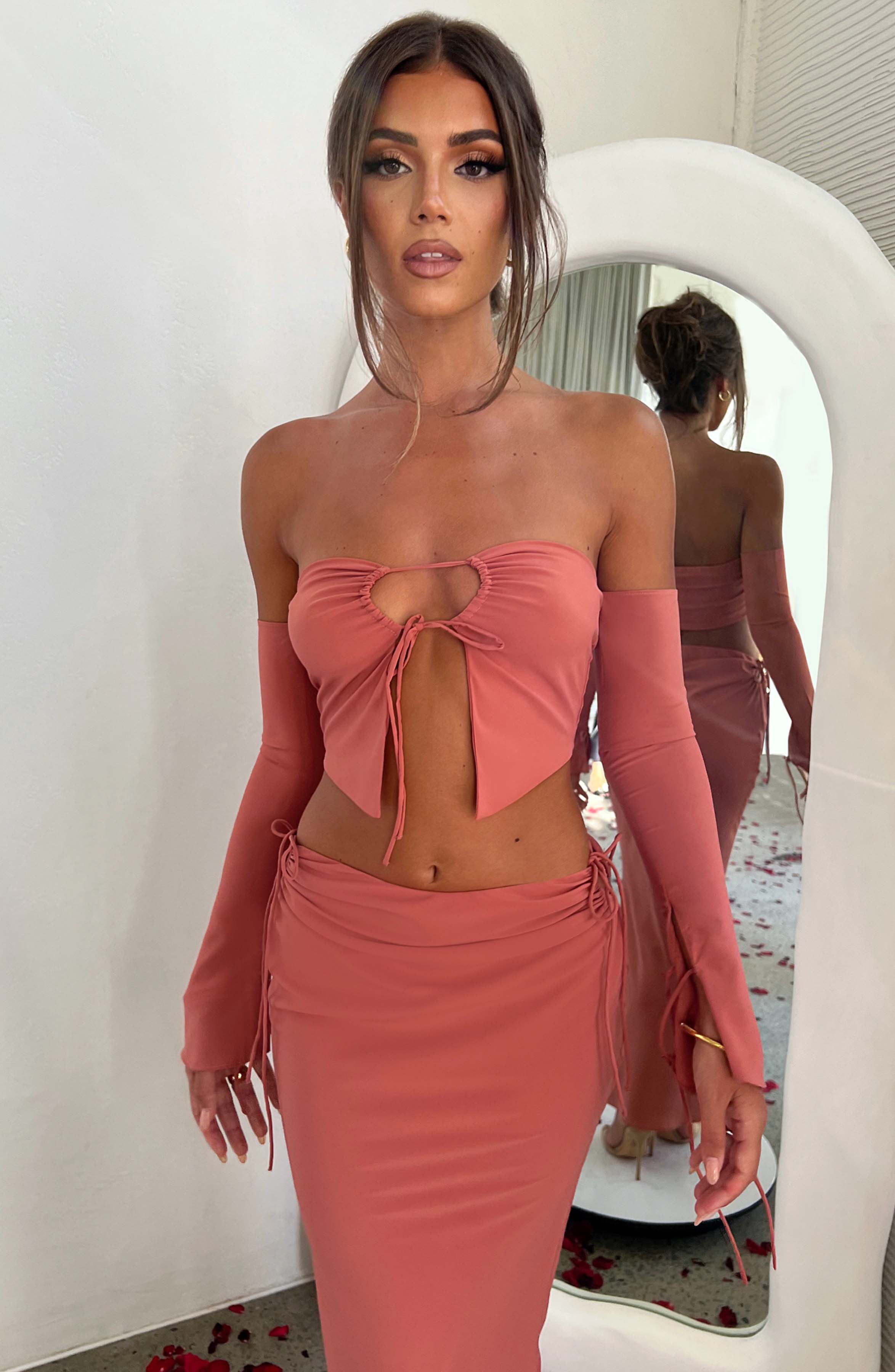 Tana Top - Rose Pink Tops Babyboo Fashion Premium Exclusive Design