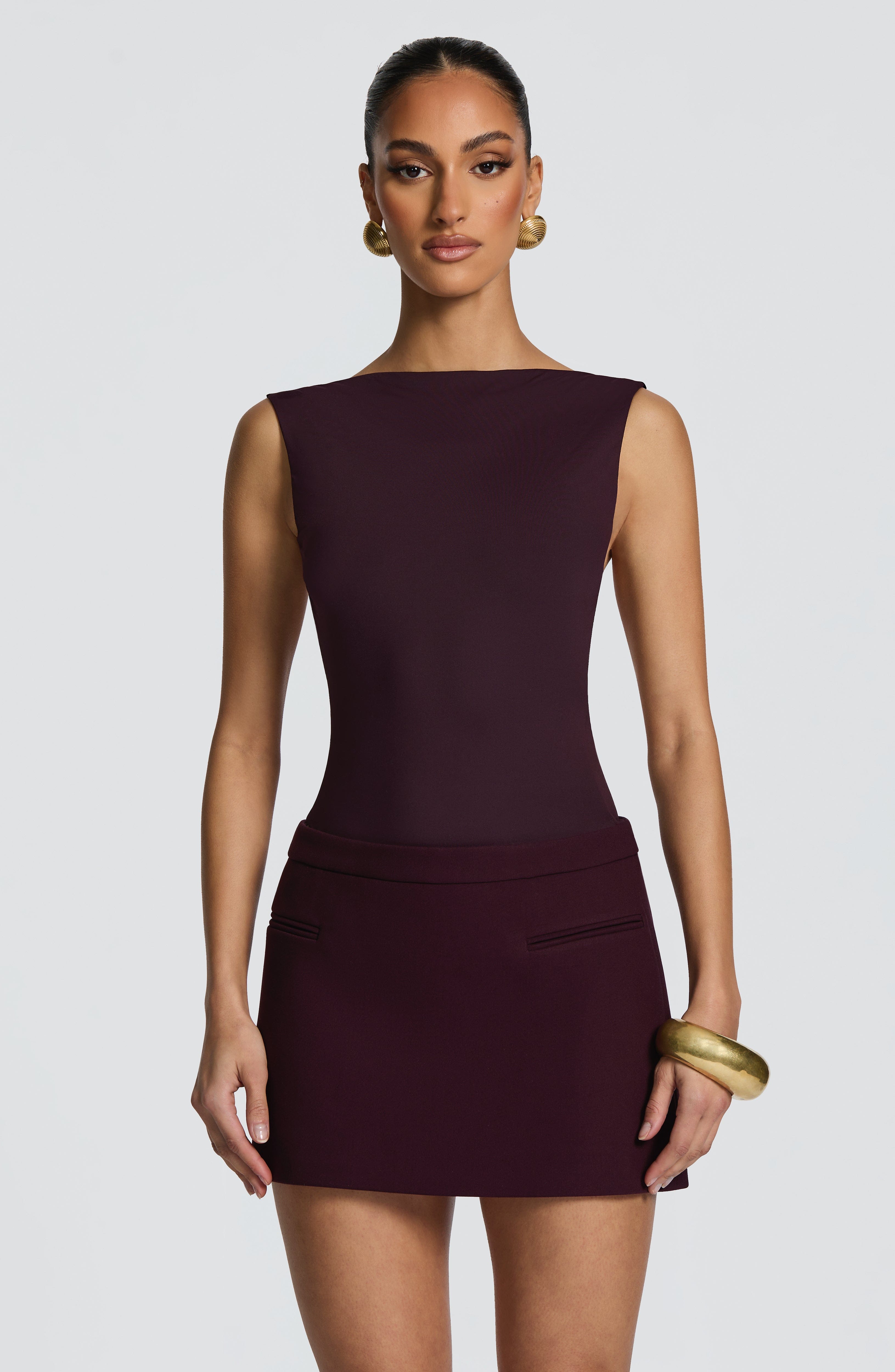 Tori Bodysuit - Plum Bodysuits Babyboo Fashion Premium Exclusive Design