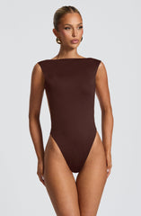 Tori Bodysuit - Plum Brown Bodysuit Babyboo Fashion Premium Exclusive Design