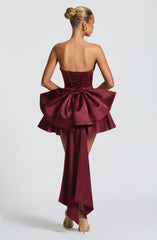 Trinity Mini Dress - Cherry Lacquer Dress Babyboo Fashion Premium Exclusive Design