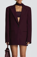 Vinnie Scarf - Plum Accessories ONE SIZE Babyboo Fashion Premium Exclusive Design