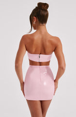 Violet Mini Skirt - Pink Skirt Babyboo Fashion Premium Exclusive Design