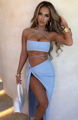 Vivianna Maxi Skirt - Baby Blue Skirt Babyboo Fashion Premium Exclusive Design