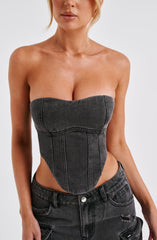 Yasie Corset - Black Tops Babyboo Fashion Premium Exclusive Design